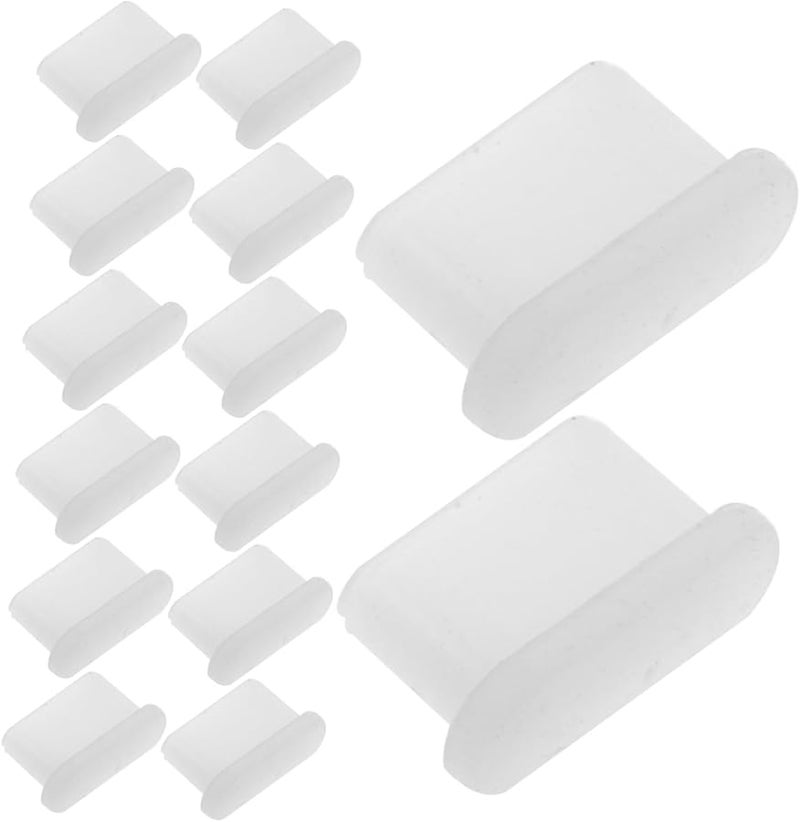 100 Pcs Transparent USB Port Dust Plugs Easy Installation Charging Port Stoppers For Phone - Image 1